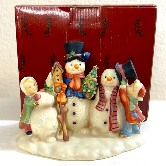 1999 Bavarian Heritage Collection Making New Friends Figurine Vintage - Picture 6 of 16